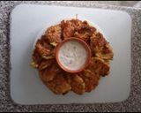 Foto del paso 8 de la receta Tortitas de calabacín con salsa de yogur