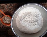 Foto del paso 1 de la receta: Torta napolitana de masa integral con mix de semillas😘🎉☺️🎊😘🎉☺️🎊