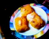 A picture of step 4 of Burmese Dessert (Sweet dish)😋😋Burma ki sweet dish 1st tym try ki 😊.