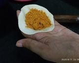 A picture of step 3 of Besan khakhra.