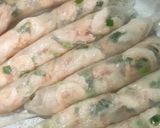 Foto langkah ke 3 dari resep Udang kukus bungkus rice paper - simple, mudah dan enak.