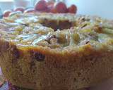 Foto del paso 8 de la receta: Torta invertida de manzanas y maní