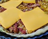 Foto del paso 4 de la receta: Quiche De Fiambres españoles y Queso Americano...!🥧