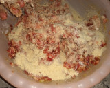 Foto del paso 2 de la receta: Pan de carne individual relleno de jamón, salsa fileto y muzzarella