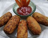 A picture of step 7 of Carrot Bullets.
