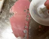A picture of step 6 of Japanese Kawaii Kusa-Mochi.