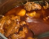 A picture of step 10 of Spicy Mutton Curry in the Traditional Goan 'Recheado Masala' Paste 😋.