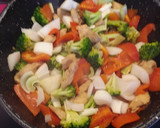 Foto del paso 3 de la receta: Pechuga de pollo con brócoli con salsa teriyaki