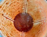 A picture of step 3 of Chocolate Chia Banana Milkshake.