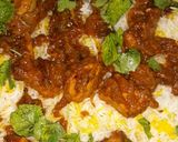 A picture of step 6 of Chicken biryani 🍽.