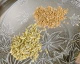 A picture of step 2 of Ayurvedic Digestion Tea (Ajwain–Fennel–Ginger Digestive Tea).