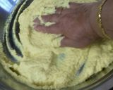 A picture of step 2 of Moong Dal Dahi Vada.