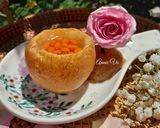 Hình bước làm 5 của món Cơm nhà với các món màu vàng