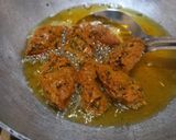 A picture of step 4 of Easy and Crispy Bitter gourd skin muthiyas.
