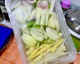 รูปขั้นตอนการทำที่ 1 ของ ผัดลูกชิ้นเห็ดพริกไทยดำ