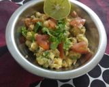 A picture of step 6 of Masala chana chaat.