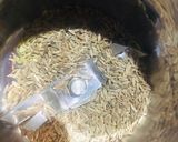 A picture of step 1 of Prawn Roast / Eraal Varuval.