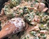 A picture of step 6 of Healthy 15 minute Salmon pasta.