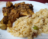 Foto del paso 6 de la receta: Pollo especiado con arroz