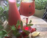 Une image de l'étape 9 de Jus de 🍓 fraises citron 🍋 menthe fraîche 🍃.