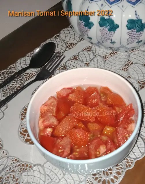 Langkah-langkah untuk membuat Cara membuat Manisan Tomat