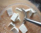 A picture of step 2 of Peri peri paneer masala oats.