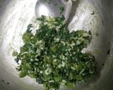 A picture of step 5 of Spinach Capsicum cheese Sandwich (brown bread) (jain/regular).