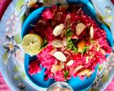 Beet root pullao/rice recipe step 4 photo