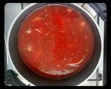 Foto del paso 12 de la receta: Salmón en salsa de soja, mostaza, miel, pasta de tomate y langos