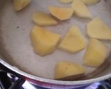 A picture of step 1 of Kathiyawadi choley.