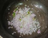 A picture of step 1 of Egg Drop Lemon Coriander Soup.