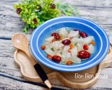 Hình bước làm 5 của món Chè Trái Lê Tuyết Nhĩ