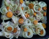 Foto del paso 2 de la receta: Pescado al horno con verduras (anti colesterol)