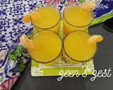 A picture of step 2 of Fresh Mandarin Juice.