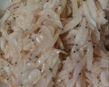 Hình bước làm 2 của món Tép Nấu Canh Tần ô