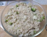 Zöldséges rizs 🍚 brokkolival 🥦, karfiollal 🌸 és vöröshagymával 🧅 recept fázis 6 fotója