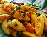 A picture of step 7 of Fried Idli.