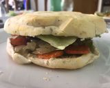 Foto del paso 4 de la receta: Hamburguesa con vegetales en pan de claras 🤪