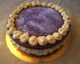 Foto del paso 8 de la receta: Tarta de chocolate rellena de frambuesa y mousse de vainilla 🥧