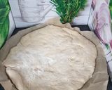 Une image de l'étape 3 de Pizza saumon frais #novembre.