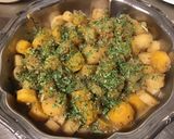 Une image de l'étape 9 de Carottes jaunes et blanches au cumin et citron confit.