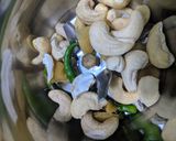 A picture of step 2 of Kaju vale aloo.