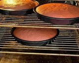 A picture of step 6 of Red Velvet Cake with Cream Cheese Frosting:.
