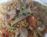 Hình bước làm 3 của món Mì xào