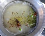 A picture of step 4 of Chicken egg biryani.