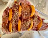 A picture of step 3 of Leg of lamb baked with oranges.