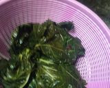 Foto langkah ke 1 dari resep Buntil Daun Pepaya dan Daun Singkong (#PR_recookmasakanpedas).