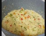 A picture of step 3 of Cheese Risotto.