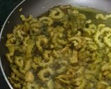 A picture of step 2 of  bitter gourd curry.
