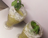 A picture of step 10 of Agwaluma mocktail.